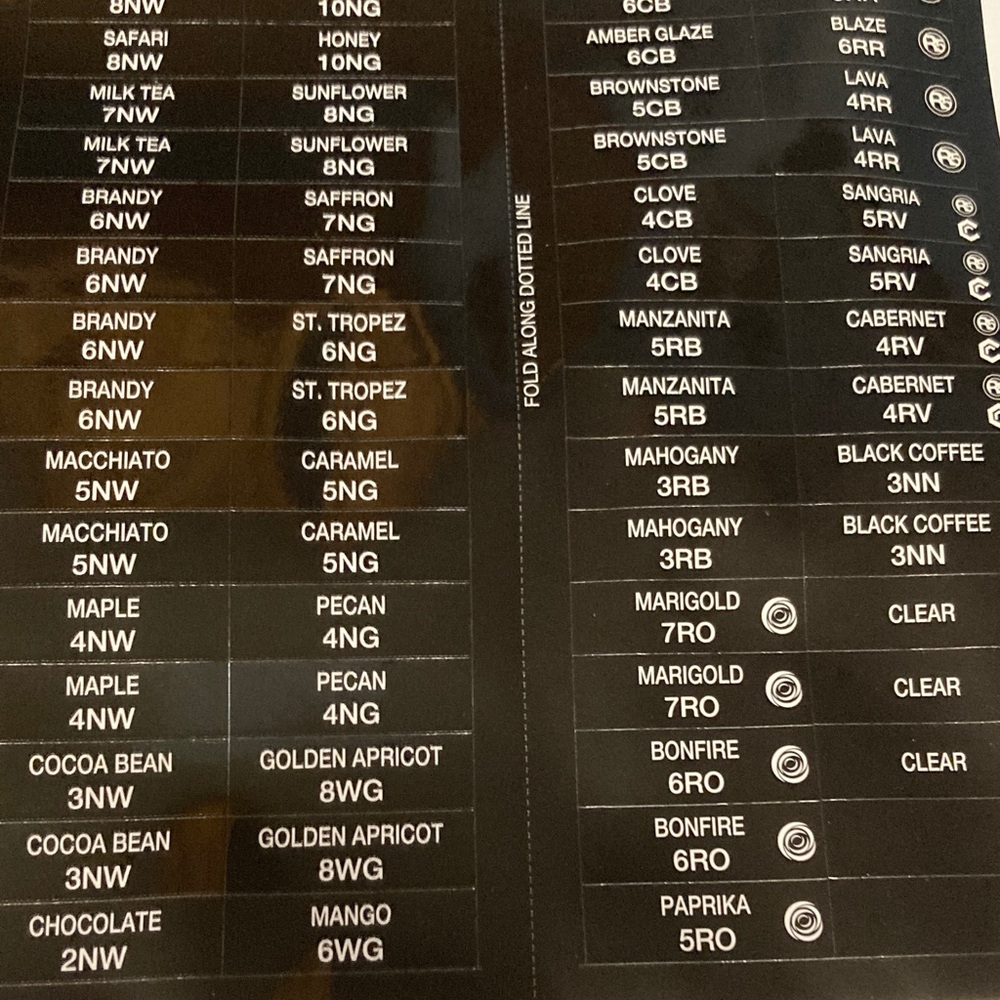Redken Color Gels Organizing Sticker Labels - Picture 5 of 8